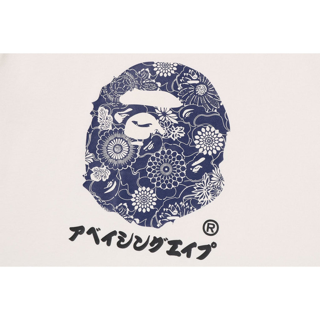 BAPE JAPANESE INDIGO ART CAMO BY BATHING APE TEE MENS