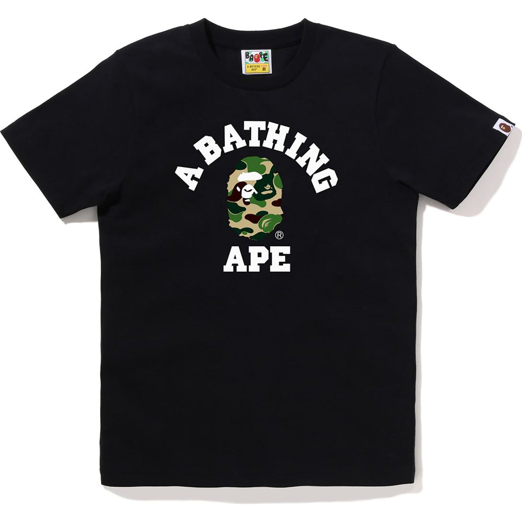 BAPE ABC CAMO COLLEGE TEE LADIES