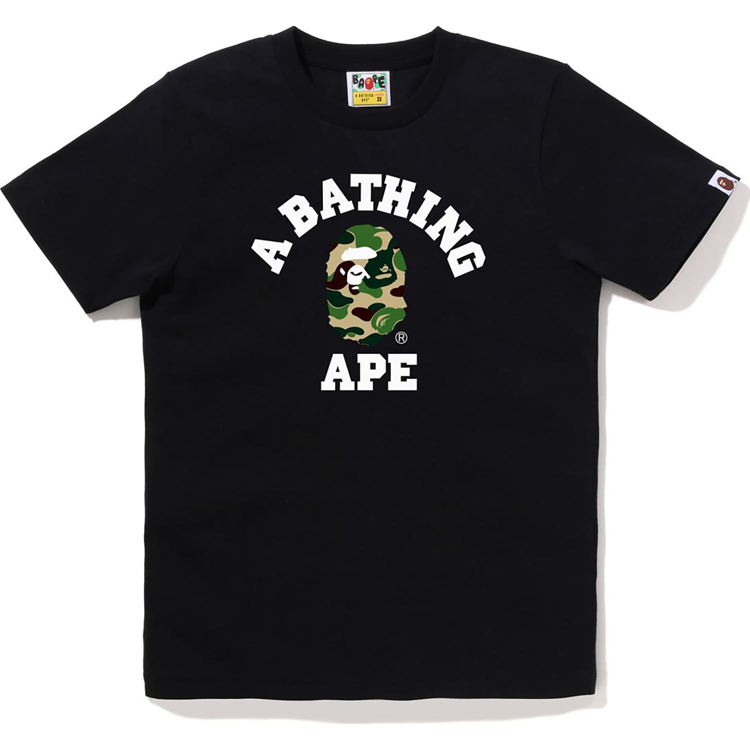 BAPE ABC CAMO COLLEGE TEE LADIES
