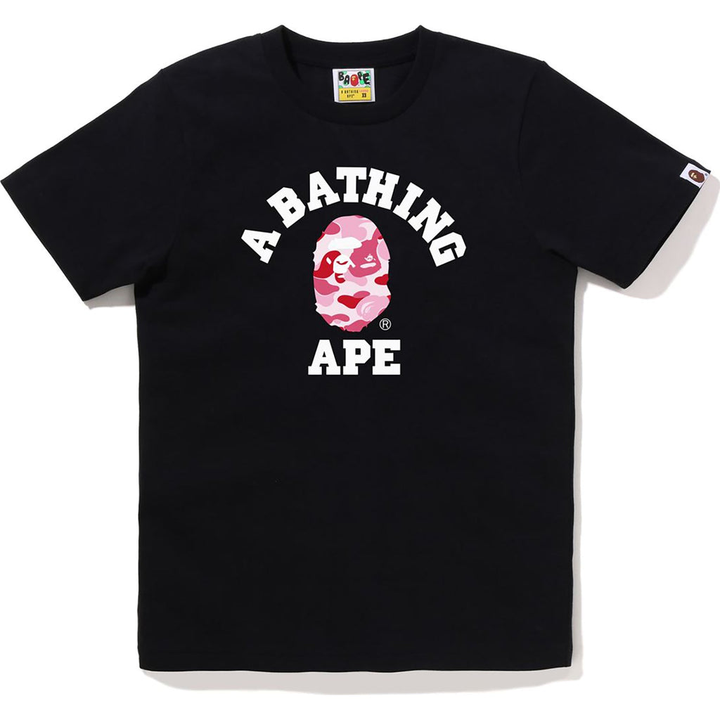 BAPE ABC CAMO COLLEGE TEE LADIES