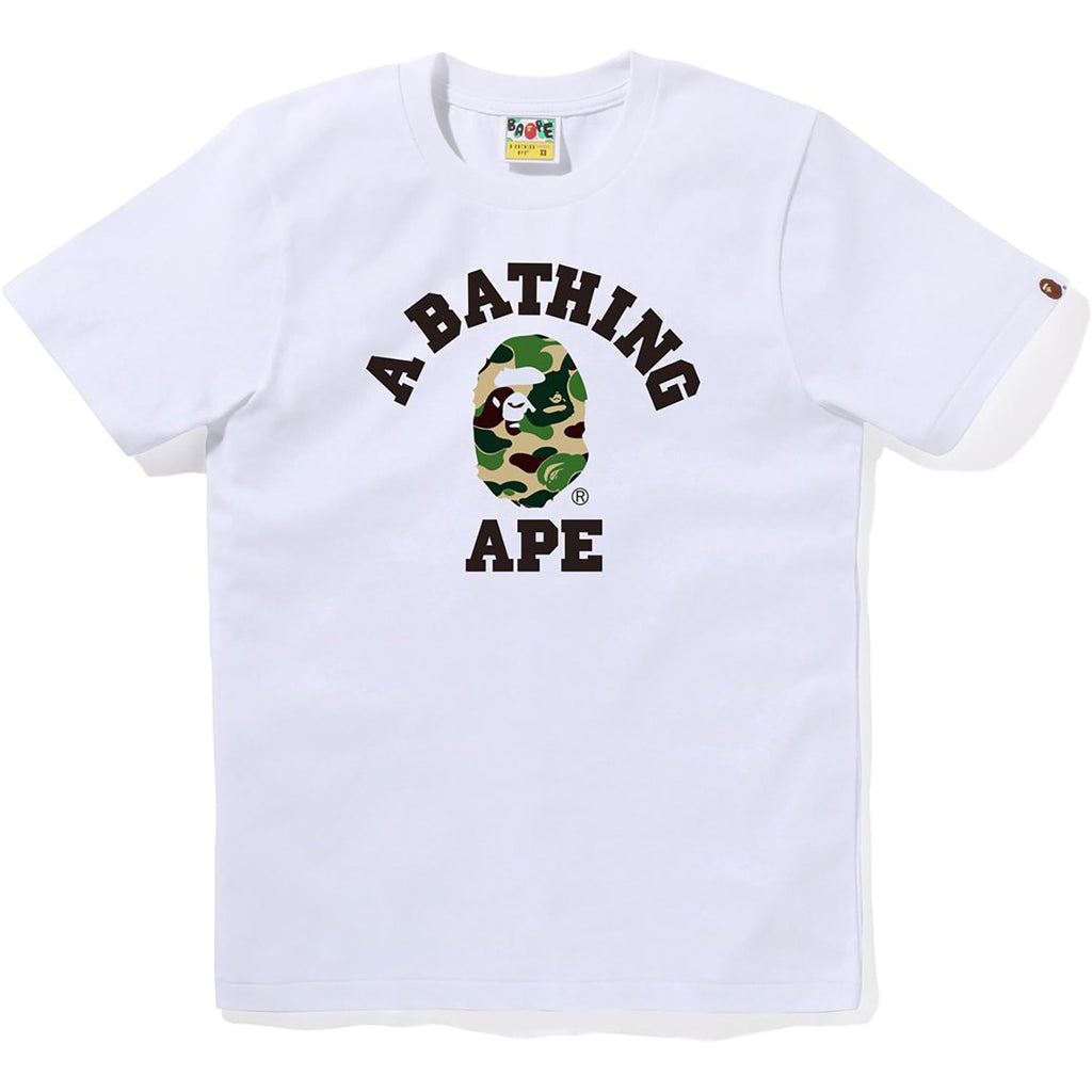 BAPE ABC CAMO COLLEGE TEE LADIES