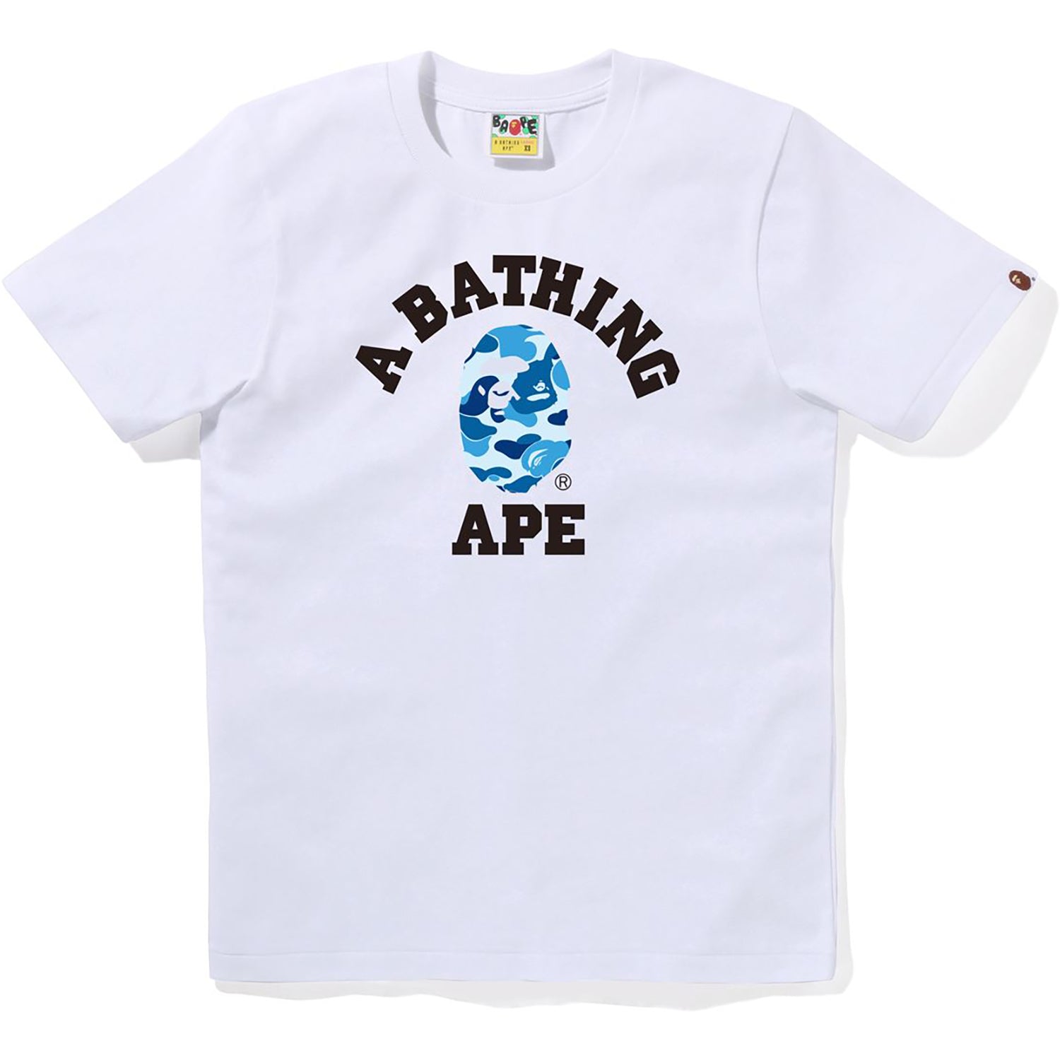 BAPE ABC CAMO COLLEGE TEE LADIES