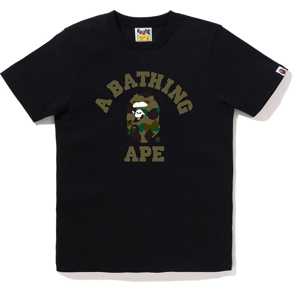 BAPE 1ST CAMO COLLEGE TEE LADIES
