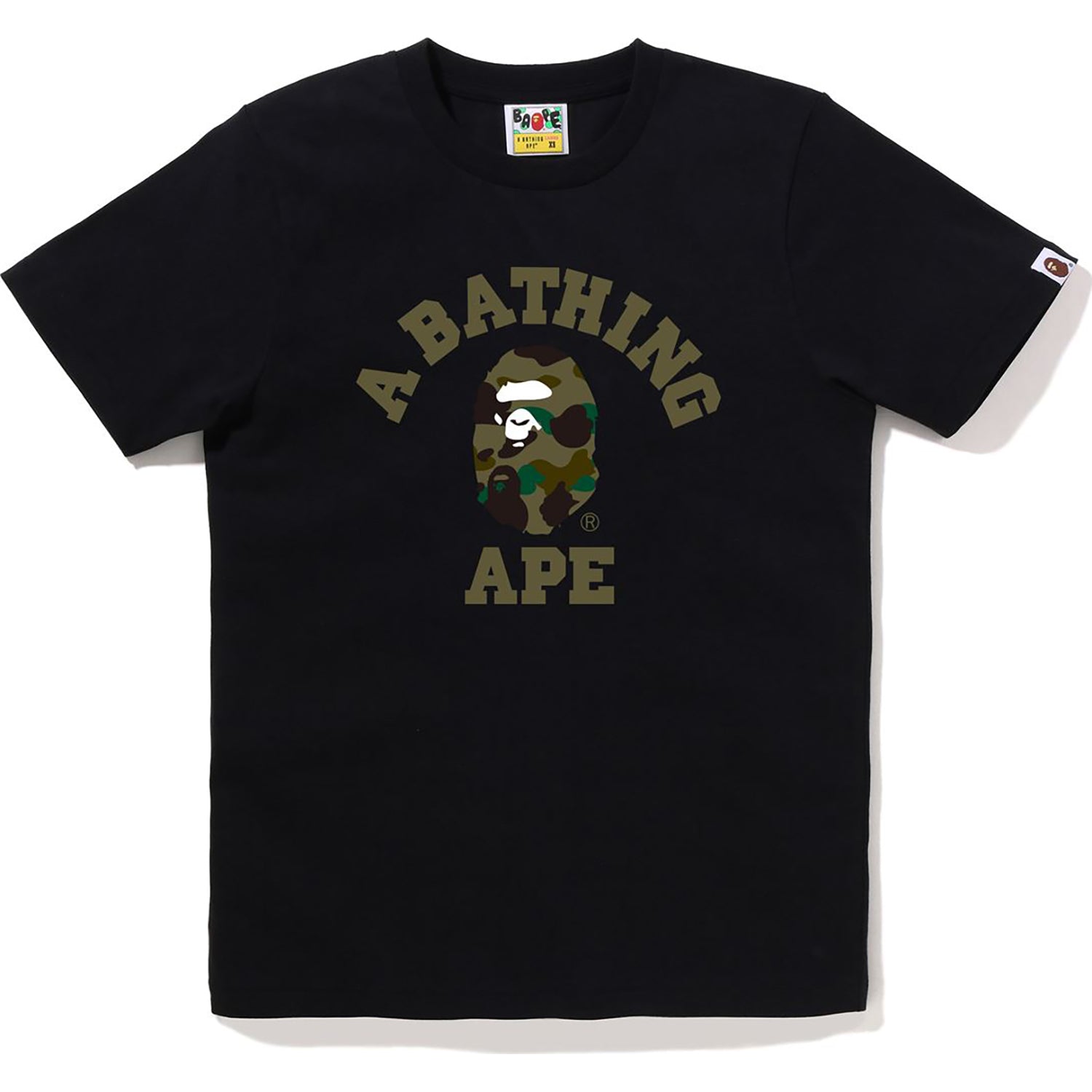BAPE 1ST CAMO COLLEGE TEE LADIES