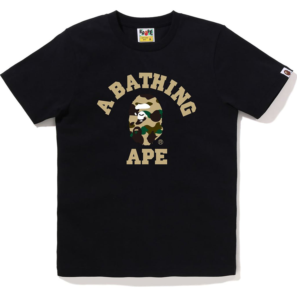 BAPE 1ST CAMO COLLEGE TEE LADIES