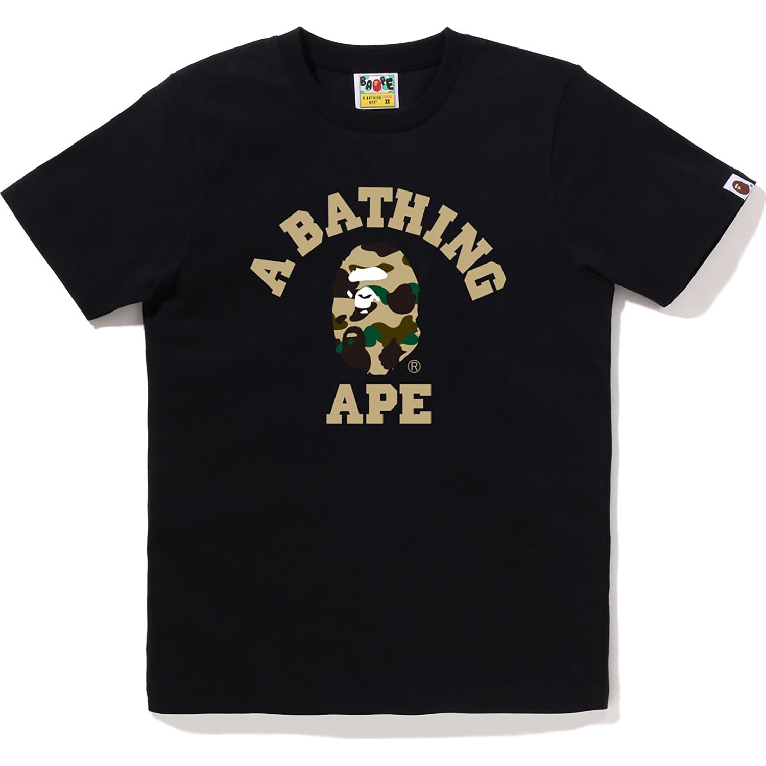 BAPE 1ST CAMO COLLEGE TEE LADIES