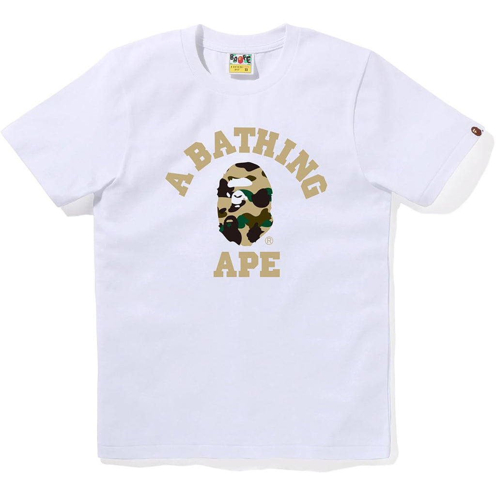 BAPE 1ST CAMO COLLEGE TEE LADIES