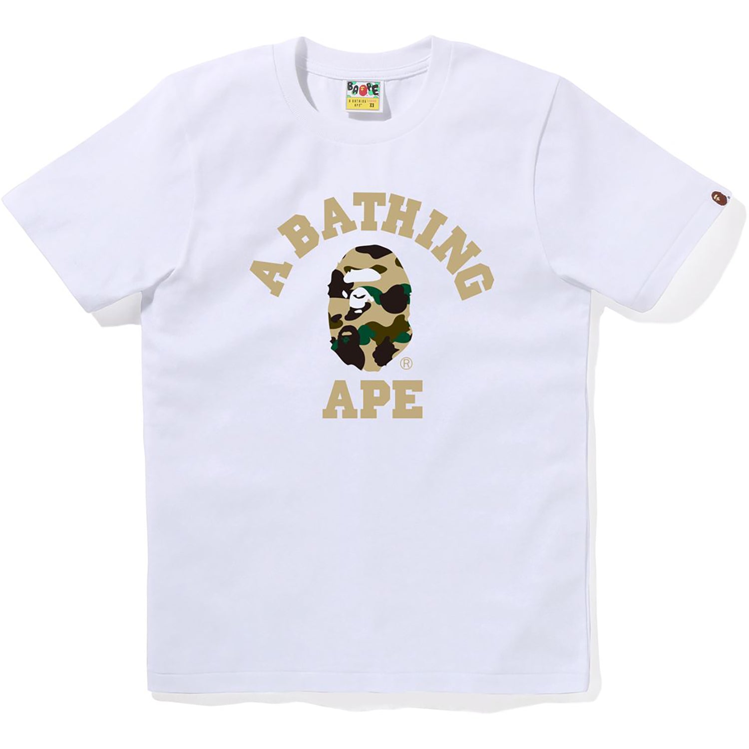 BAPE 1ST CAMO COLLEGE TEE LADIES