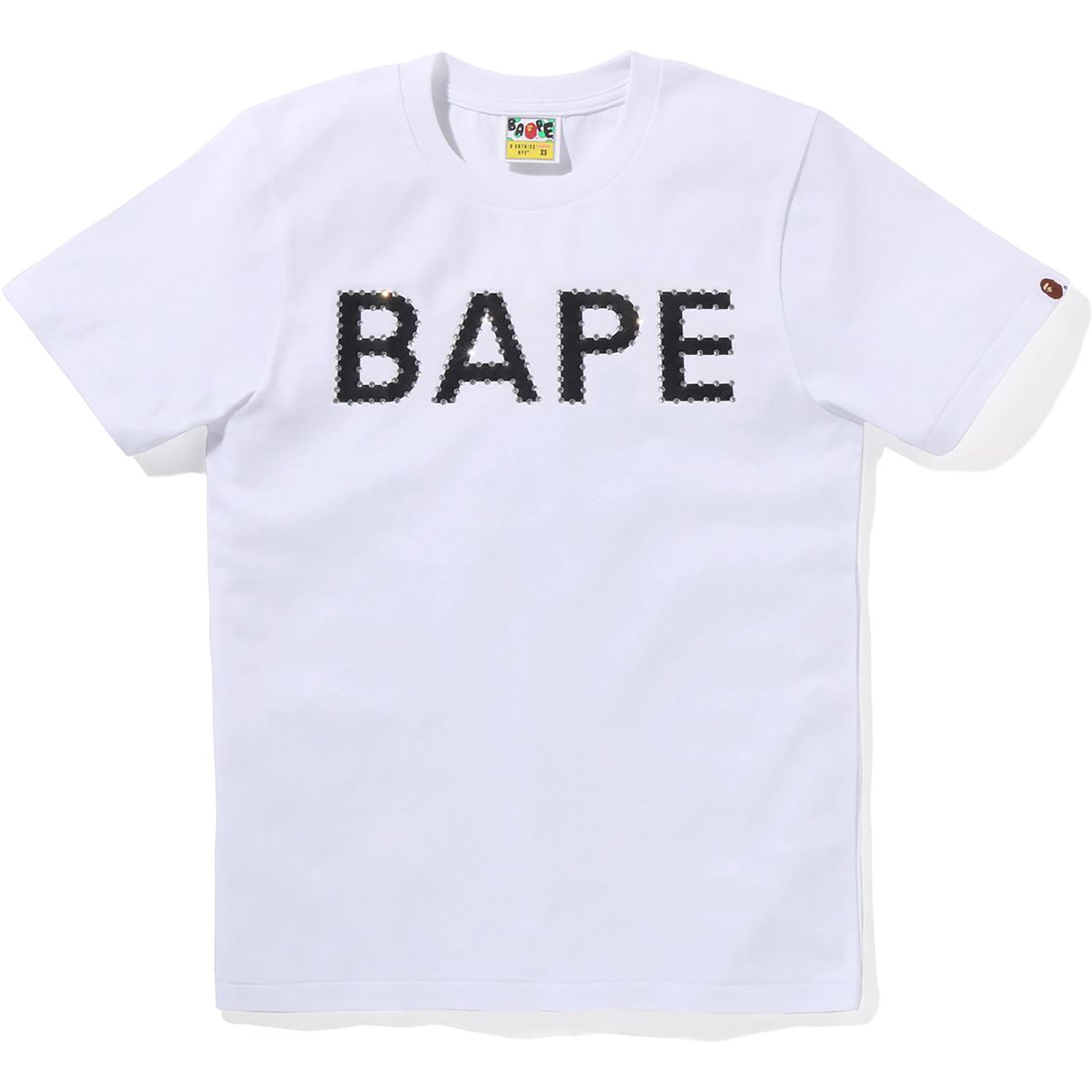 BAPE CRYSTAL STONE LOGO TEE LADIES