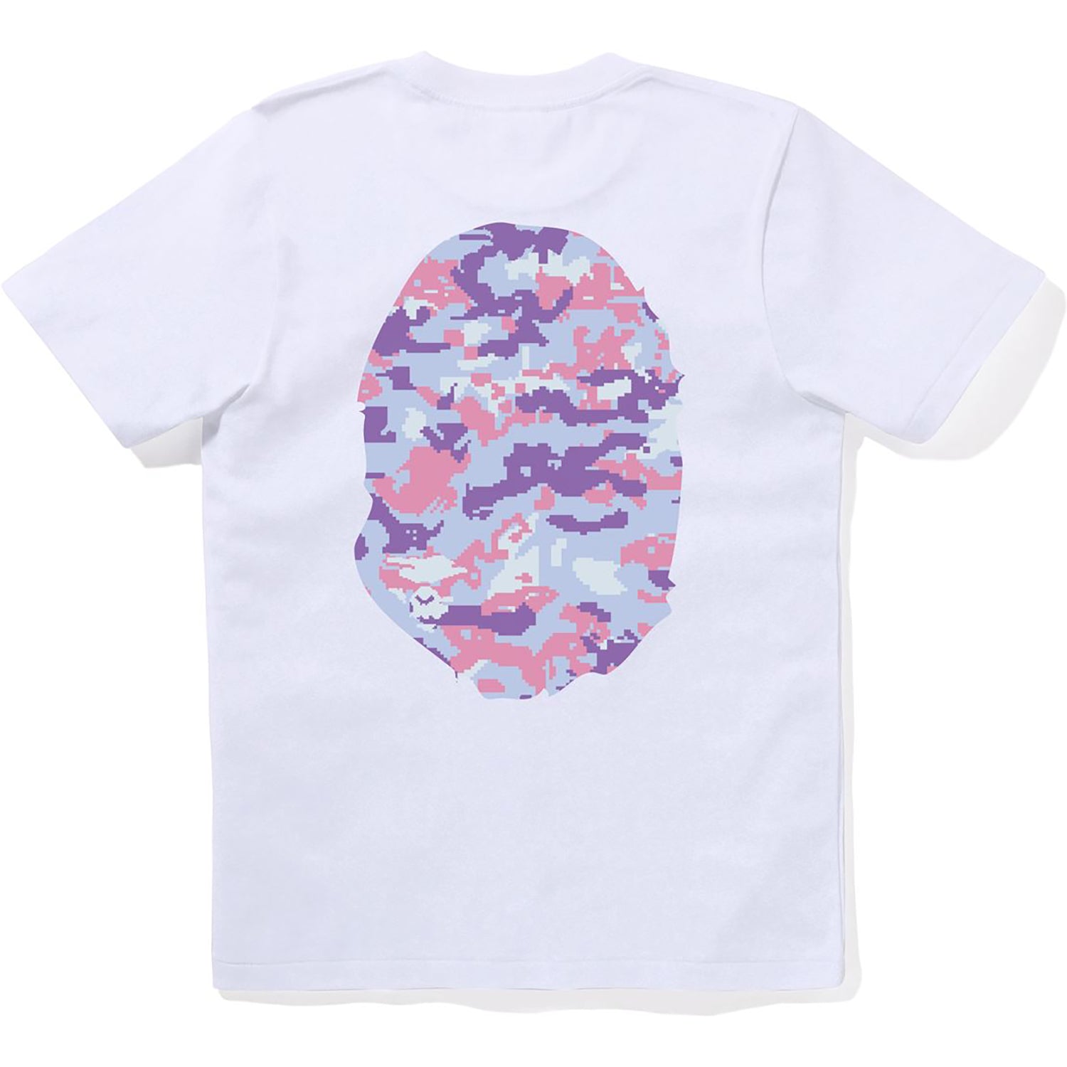 BAPE MULTI PIXEL CAMO BIG APE HEAD TEE LADIES