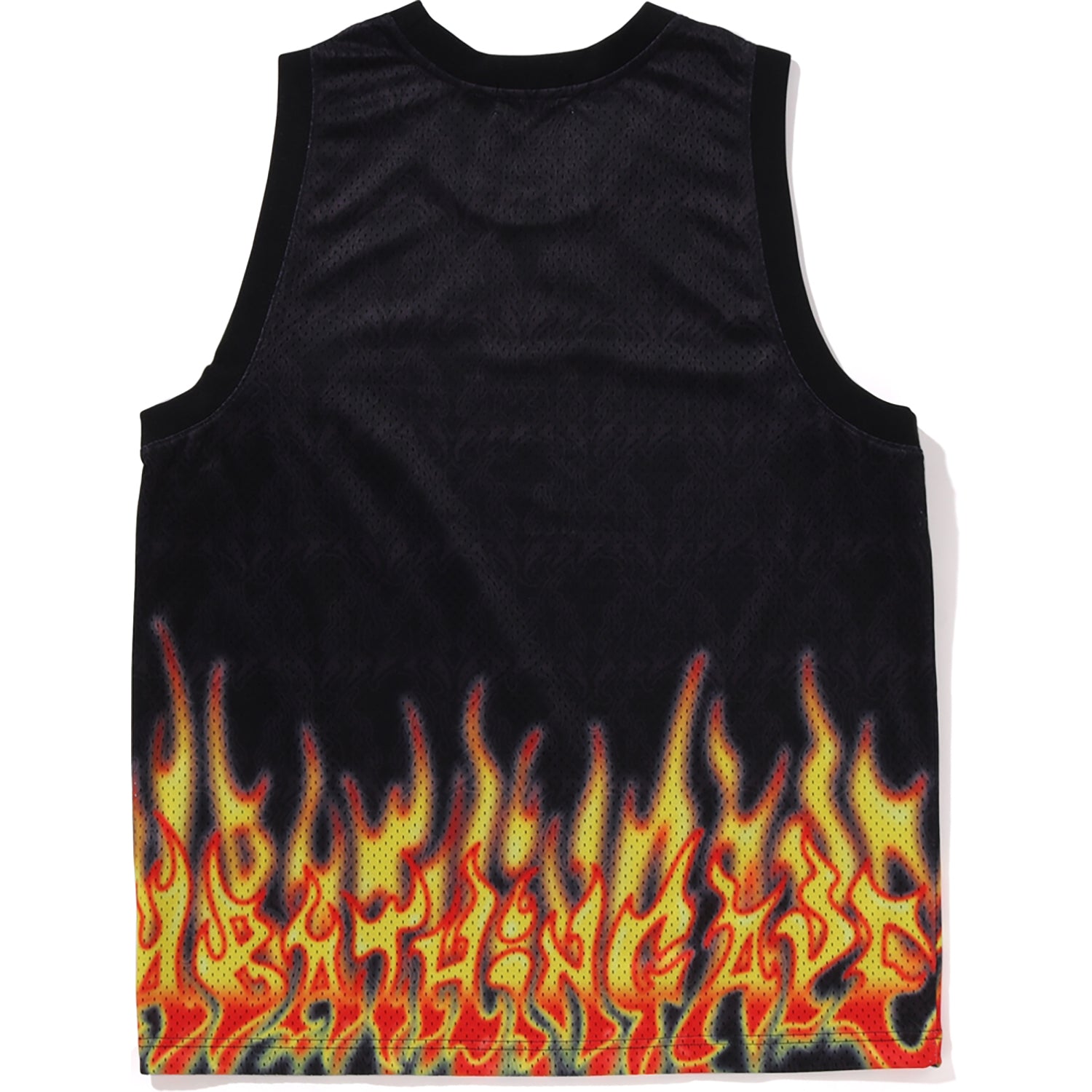 BAPE FLAME MESH VEST MENS