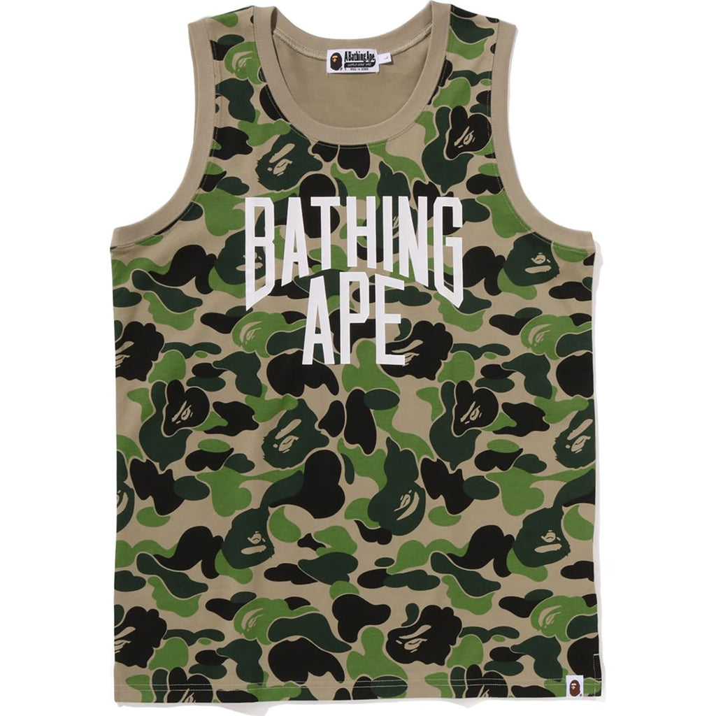 BAPE ABC CAMO NYC LOGO TANK TOP MENS