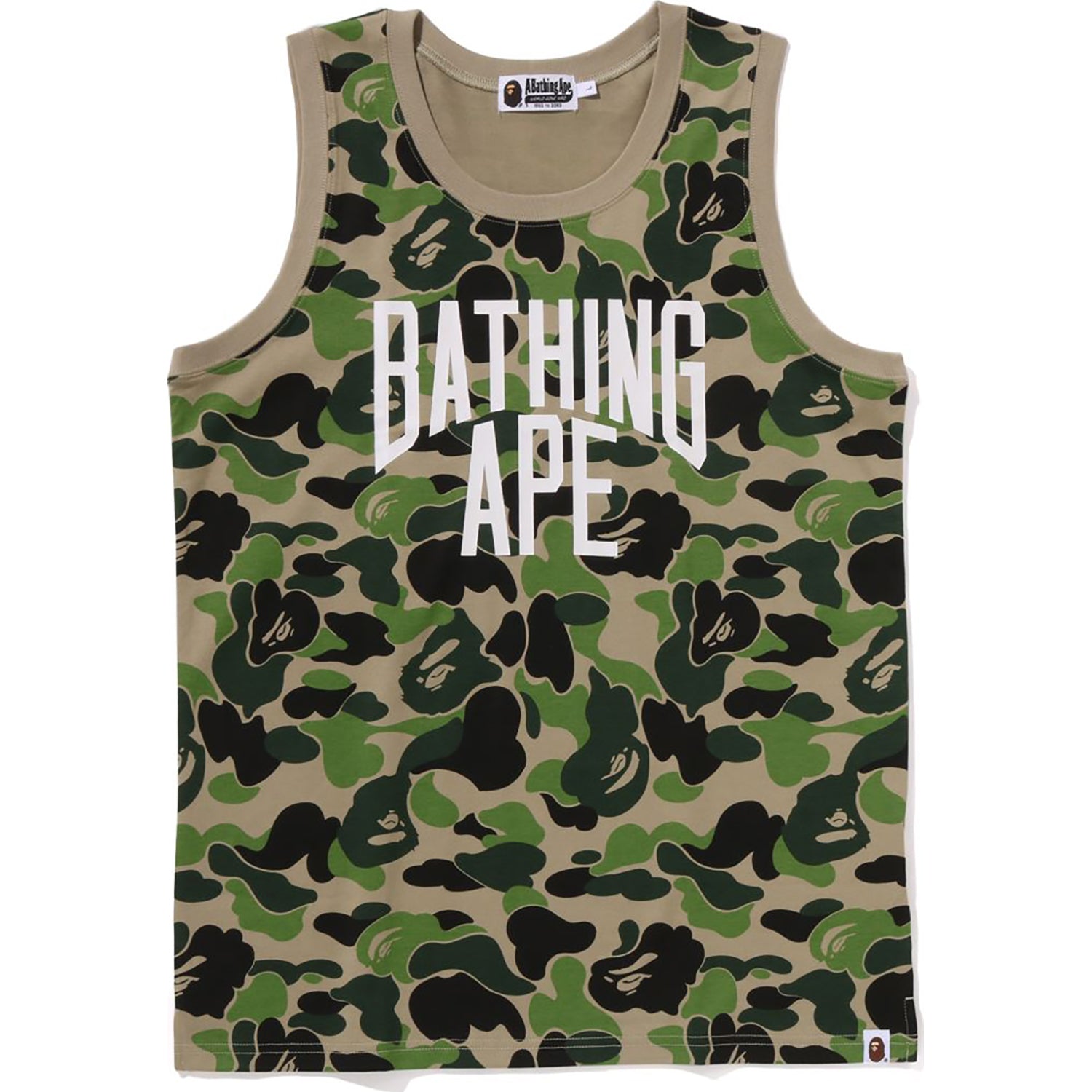BAPE ABC CAMO NYC LOGO TANK TOP MENS