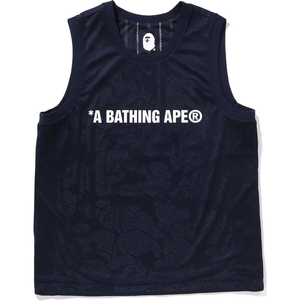 BAPE REVERSIBLE MULTI LOGO TANK TOP MENS