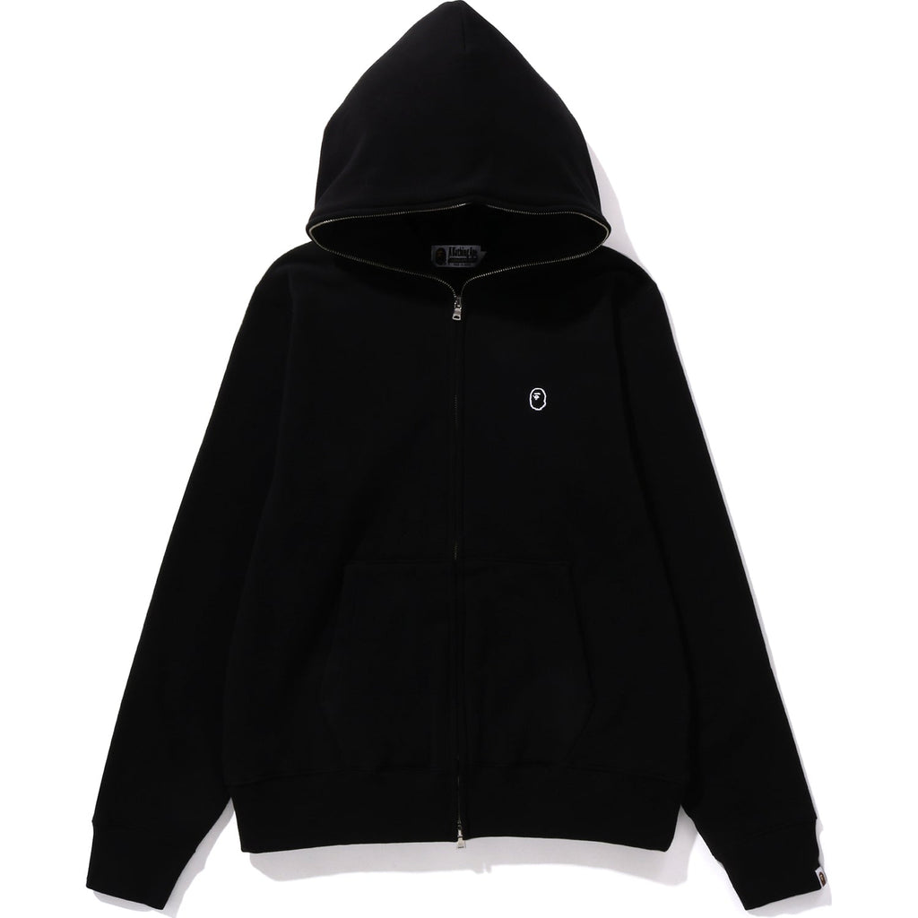 BAPE APE HEAD ONE POINT FULL ZIP HOODIE MENS