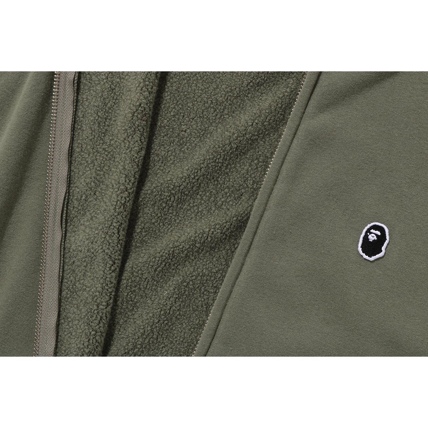 BAPE APE HEAD ONE POINT FULL ZIP HOODIE MENS