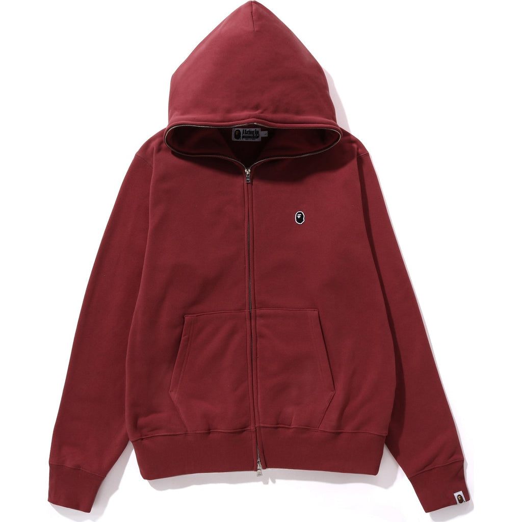 BAPE APE HEAD ONE POINT FULL ZIP HOODIE MENS