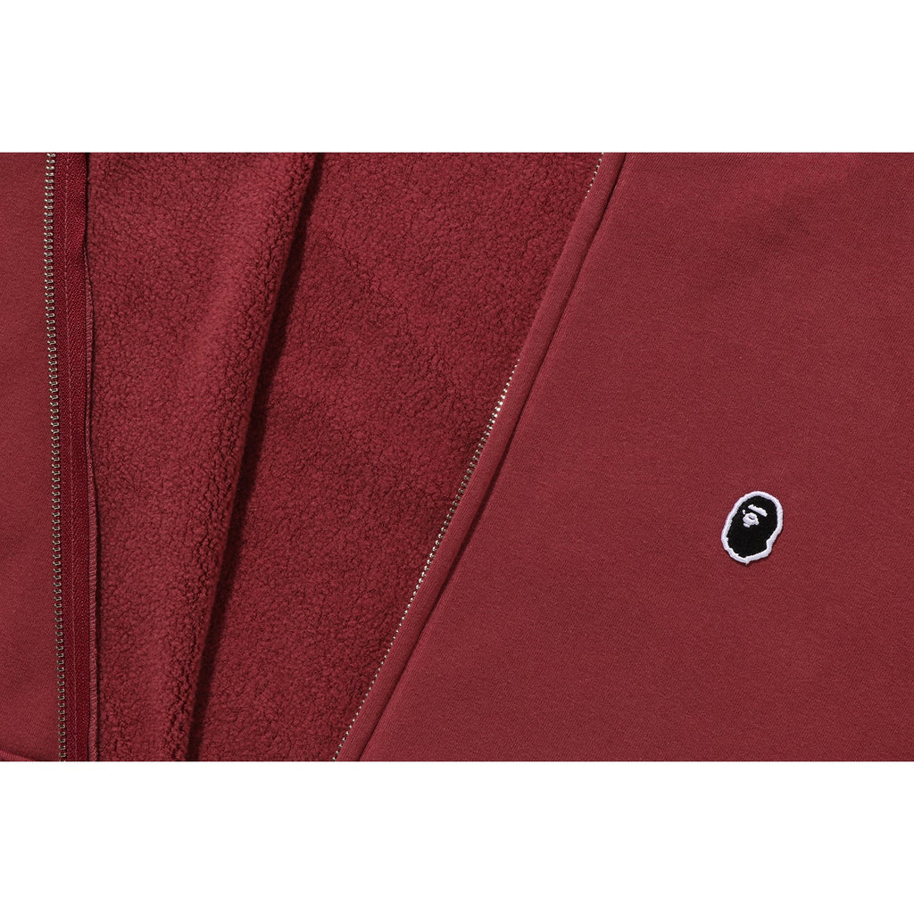 BAPE APE HEAD ONE POINT FULL ZIP HOODIE MENS