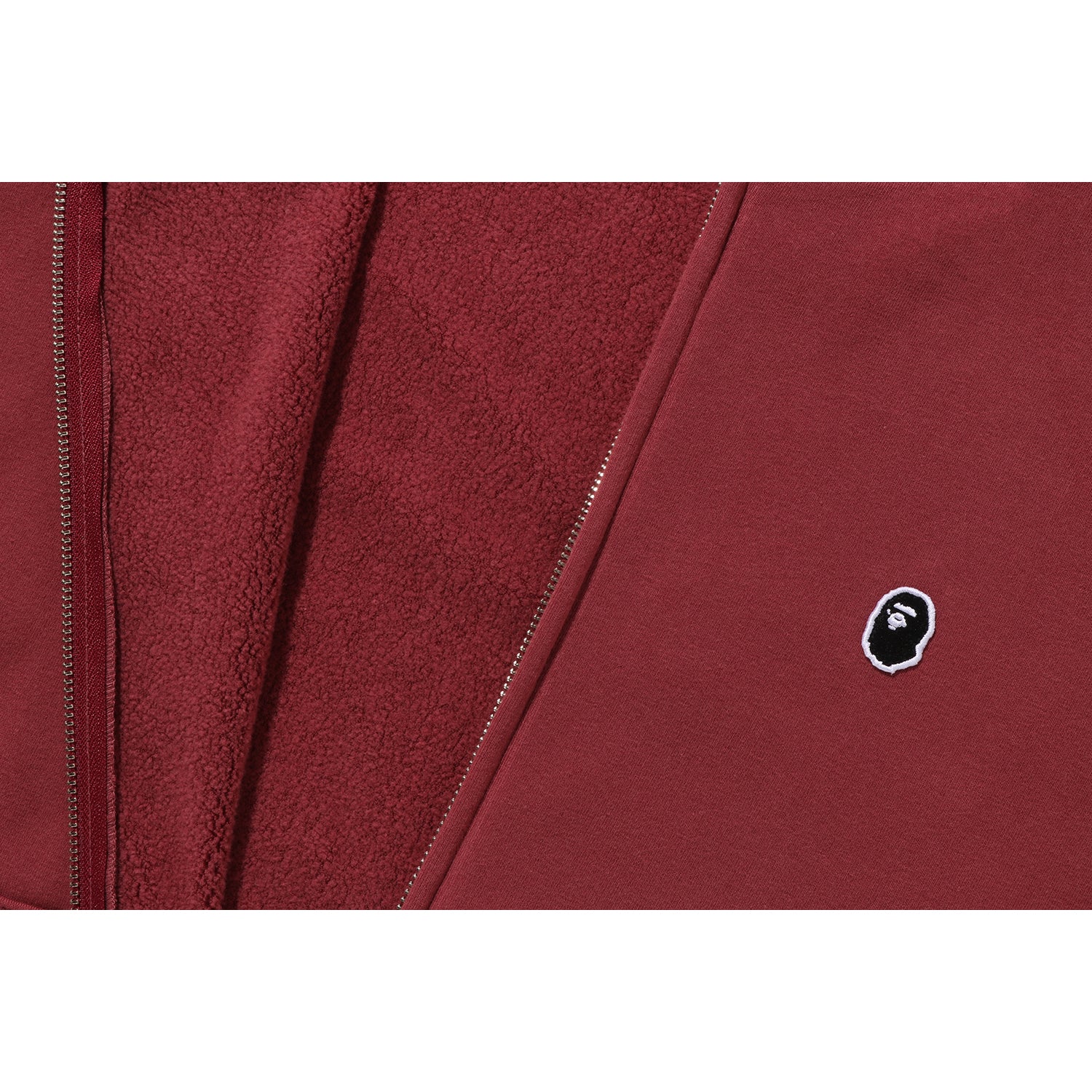 BAPE APE HEAD ONE POINT FULL ZIP HOODIE MENS