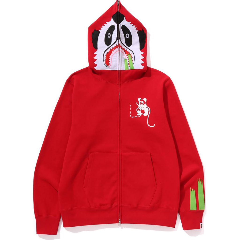 BAPE PANDA FULL ZIP HOODIE MENS