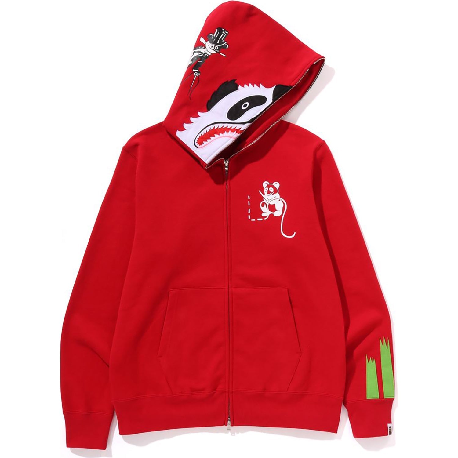 BAPE PANDA FULL ZIP HOODIE MENS