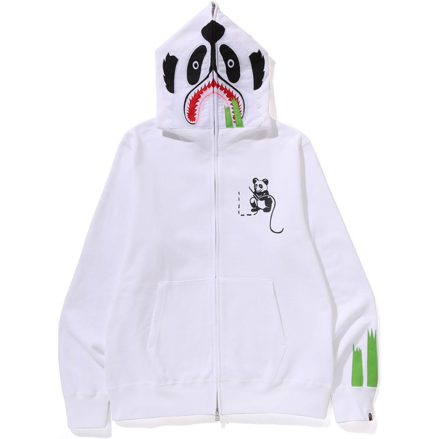 BAPE PANDA FULL ZIP HOODIE MENS