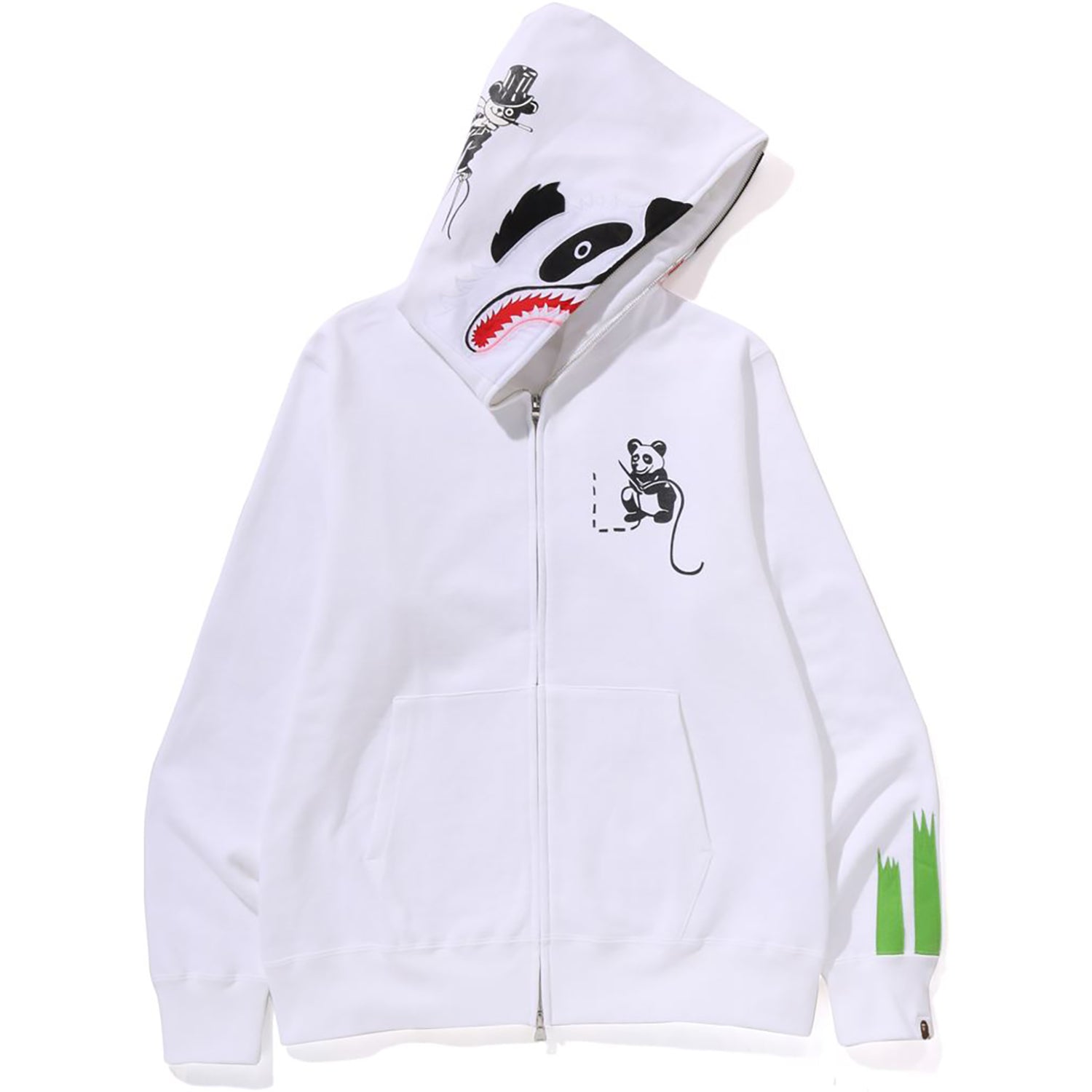 BAPE PANDA FULL ZIP HOODIE MENS