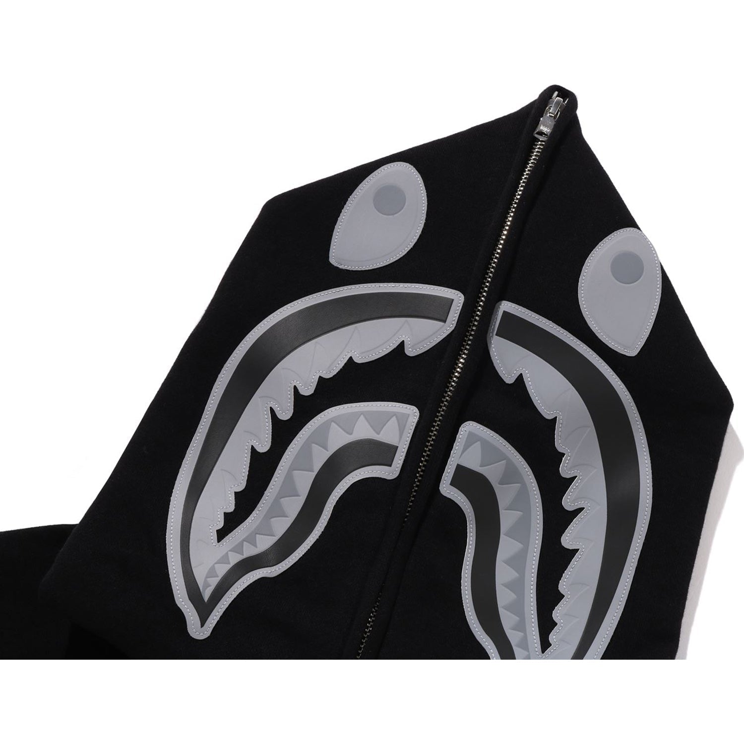 BAPE ONE POINT APE HEAD SHARK RELAXED FIT FULL ZIP HOODIE MENS
