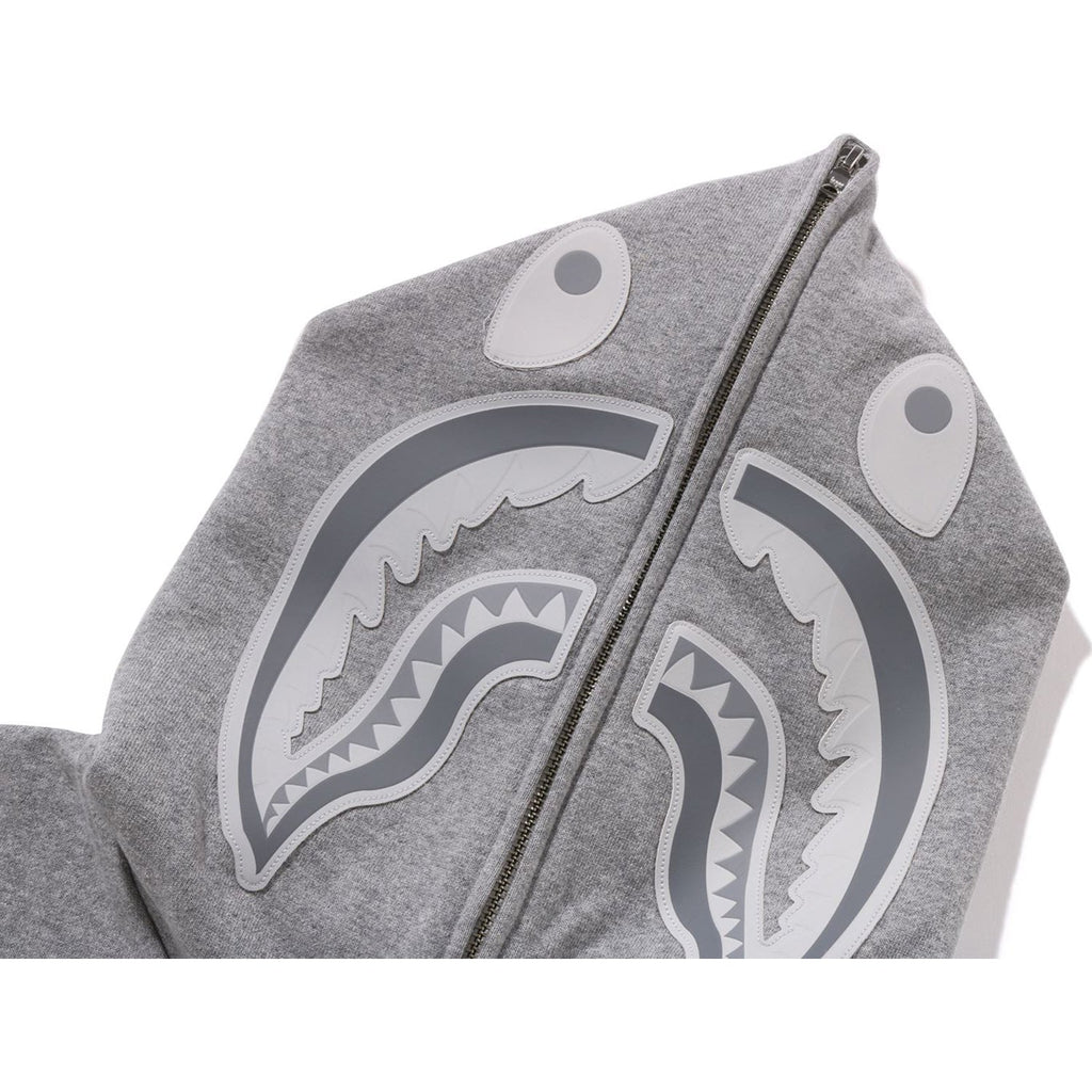BAPE ONE POINT APE HEAD SHARK RELAXED FIT FULL ZIP HOODIE MENS