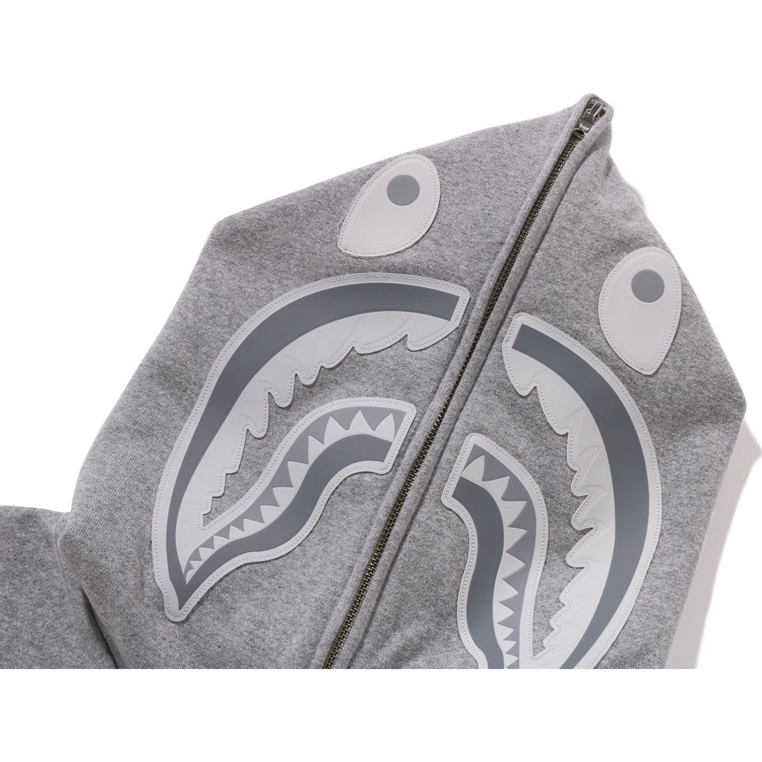 BAPE ONE POINT APE HEAD SHARK RELAXED FIT FULL ZIP HOODIE MENS