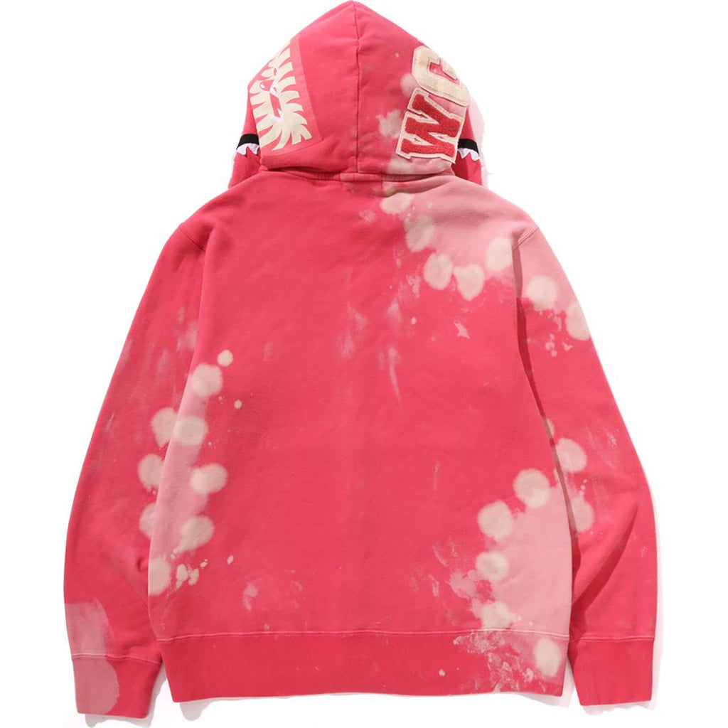 BAPE HAND DYE SHARK FULL ZIP HOODIE MENS