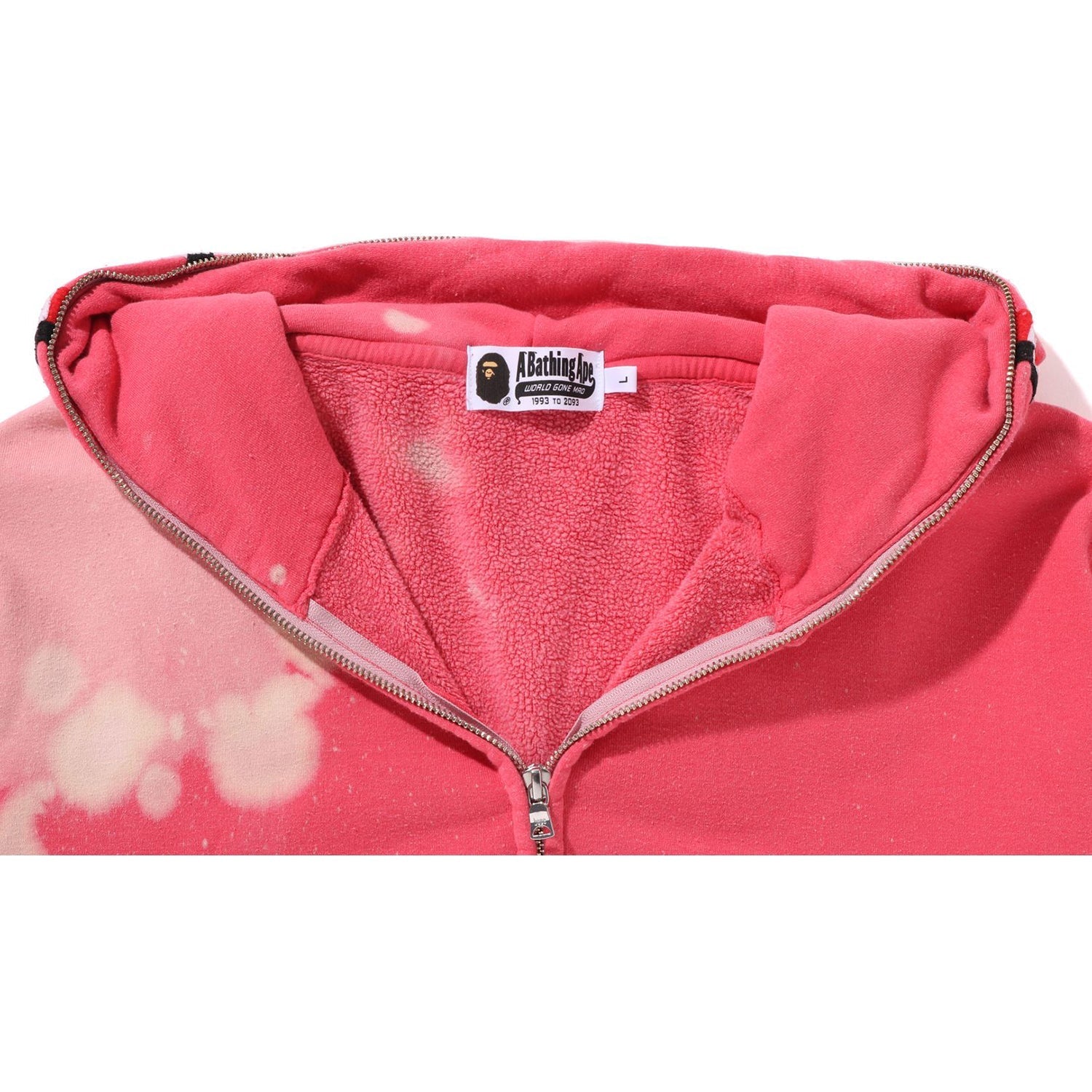 BAPE HAND DYE SHARK FULL ZIP HOODIE MENS