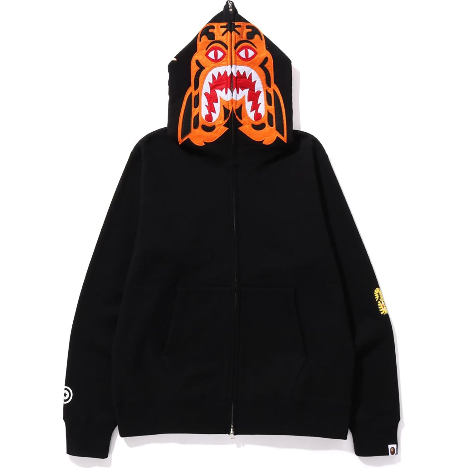 BAPE TIGER FULL ZIP HOODIE MENS