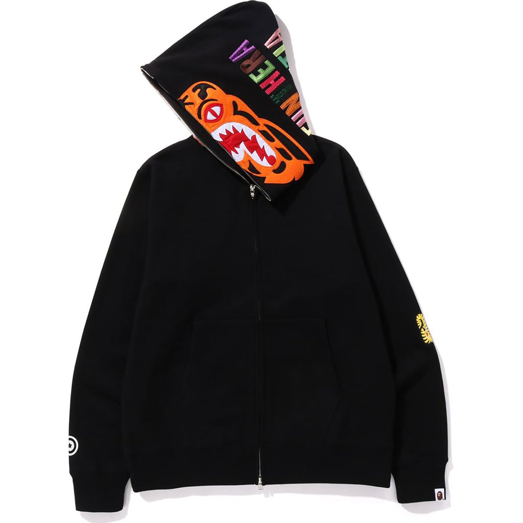 BAPE TIGER FULL ZIP HOODIE MENS