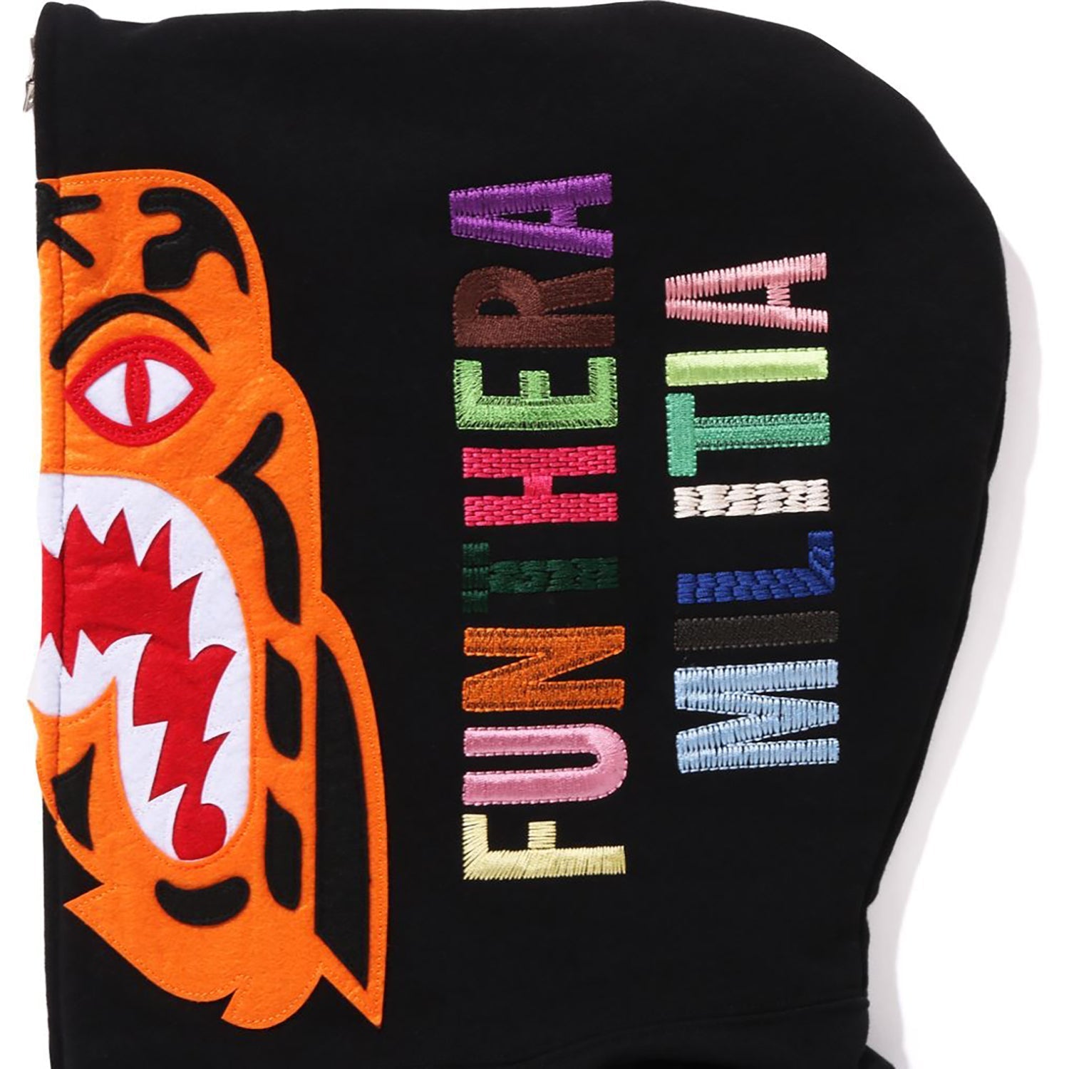 BAPE TIGER FULL ZIP HOODIE MENS