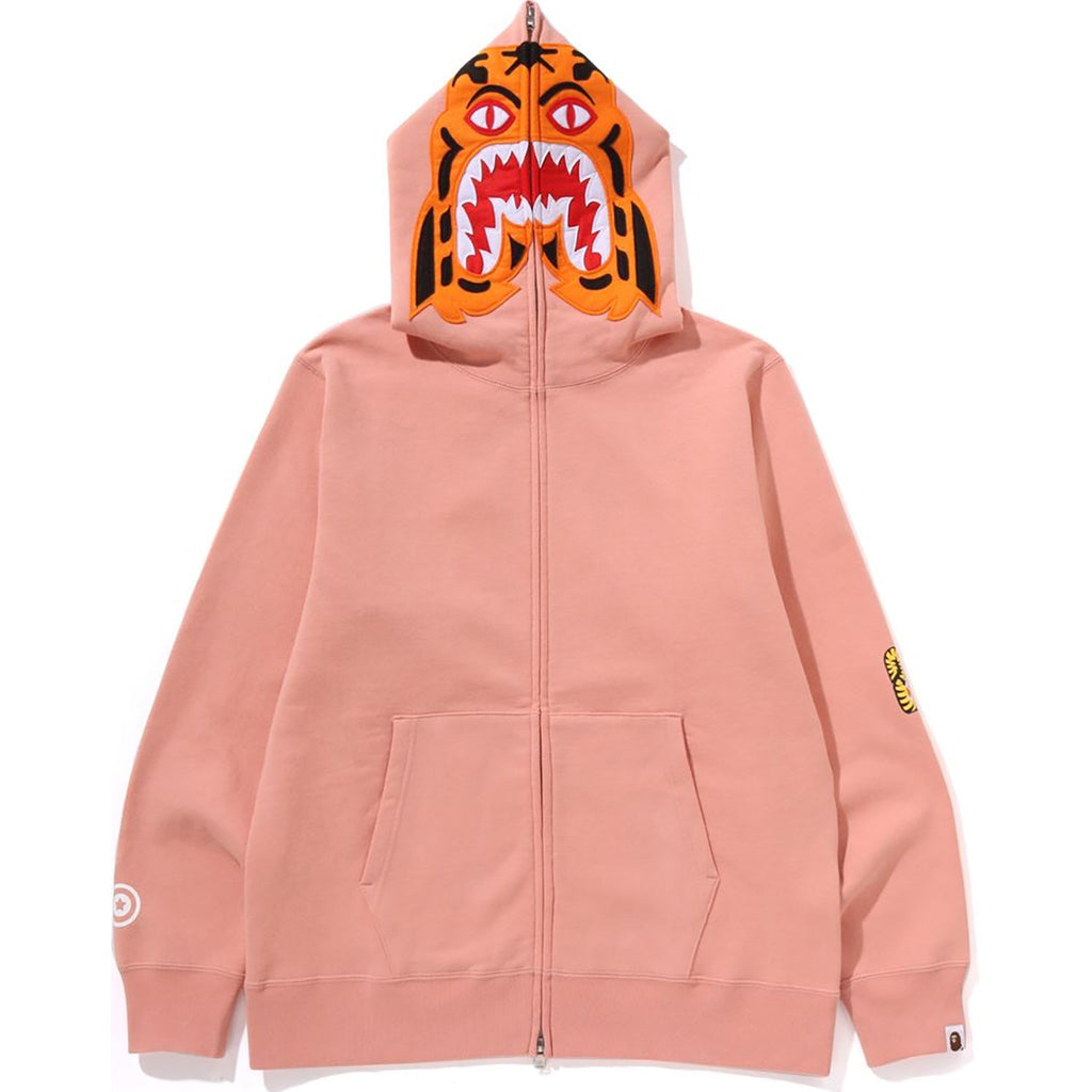 BAPE TIGER FULL ZIP HOODIE MENS