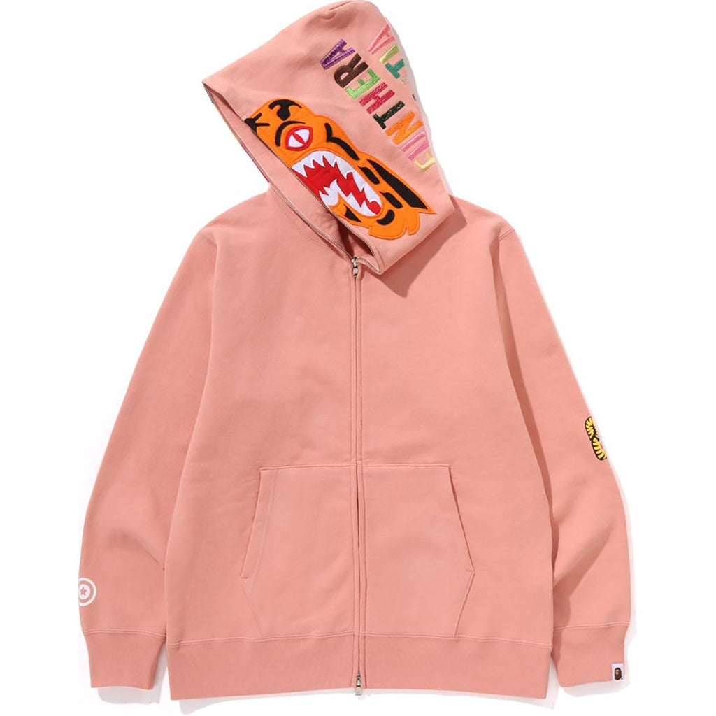 BAPE TIGER FULL ZIP HOODIE MENS