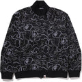 BAPE NEON CAMO JACQUARD TRACK JACKET MENS