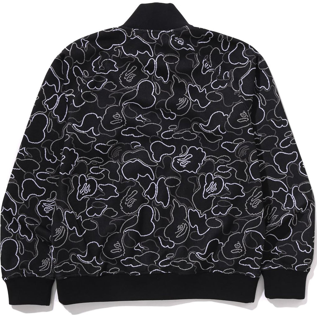 BAPE NEON CAMO JACQUARD TRACK JACKET MENS