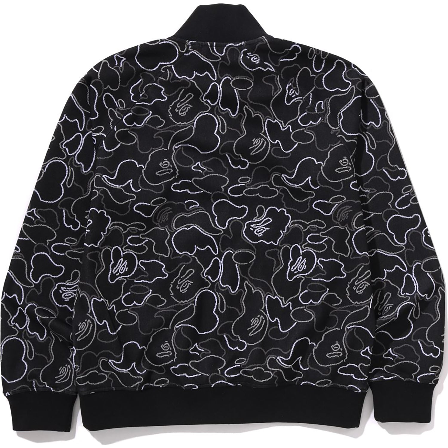BAPE NEON CAMO JACQUARD TRACK JACKET MENS