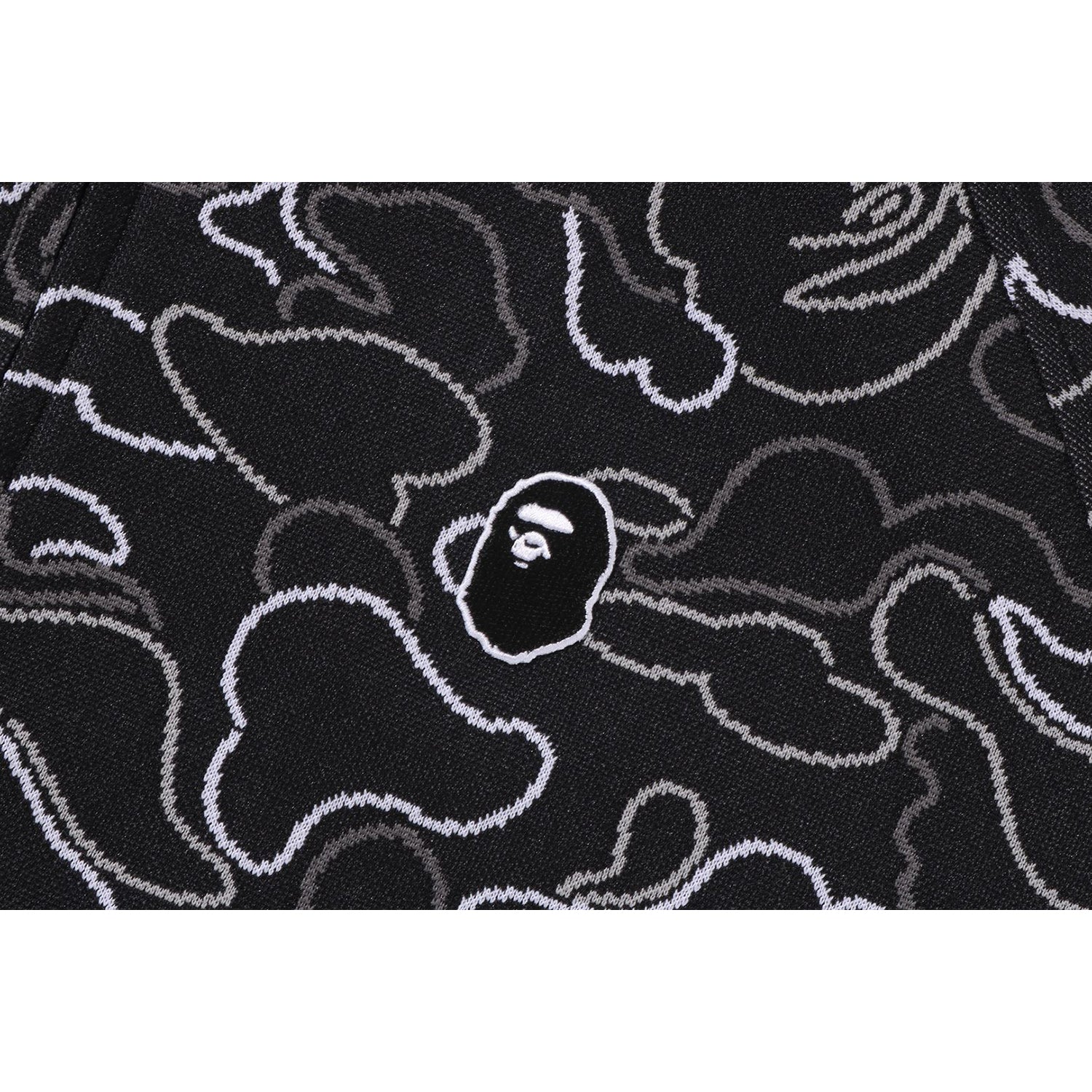BAPE NEON CAMO JACQUARD TRACK JACKET MENS