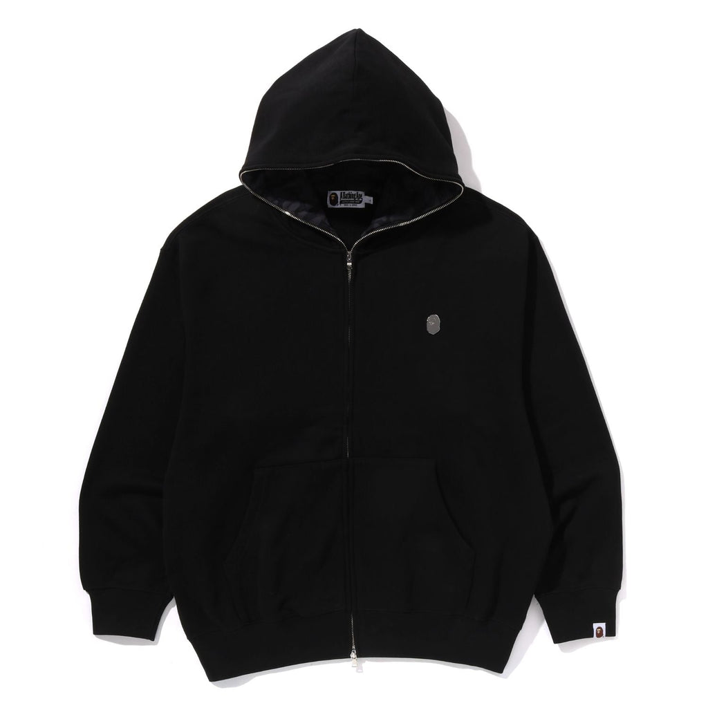 BAPE ONE POINT RELAXED FIT ZIP HOODIE MENS