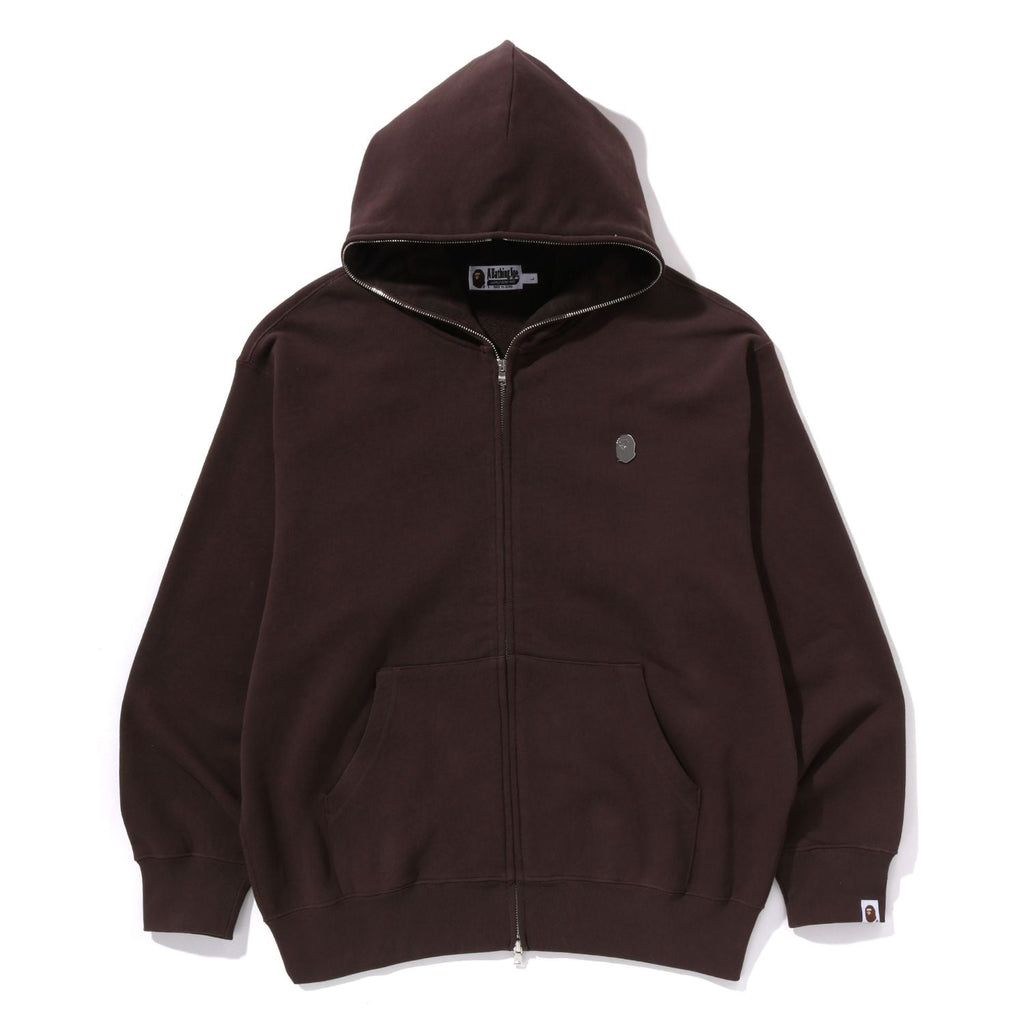 BAPE ONE POINT RELAXED FIT ZIP HOODIE MENS
