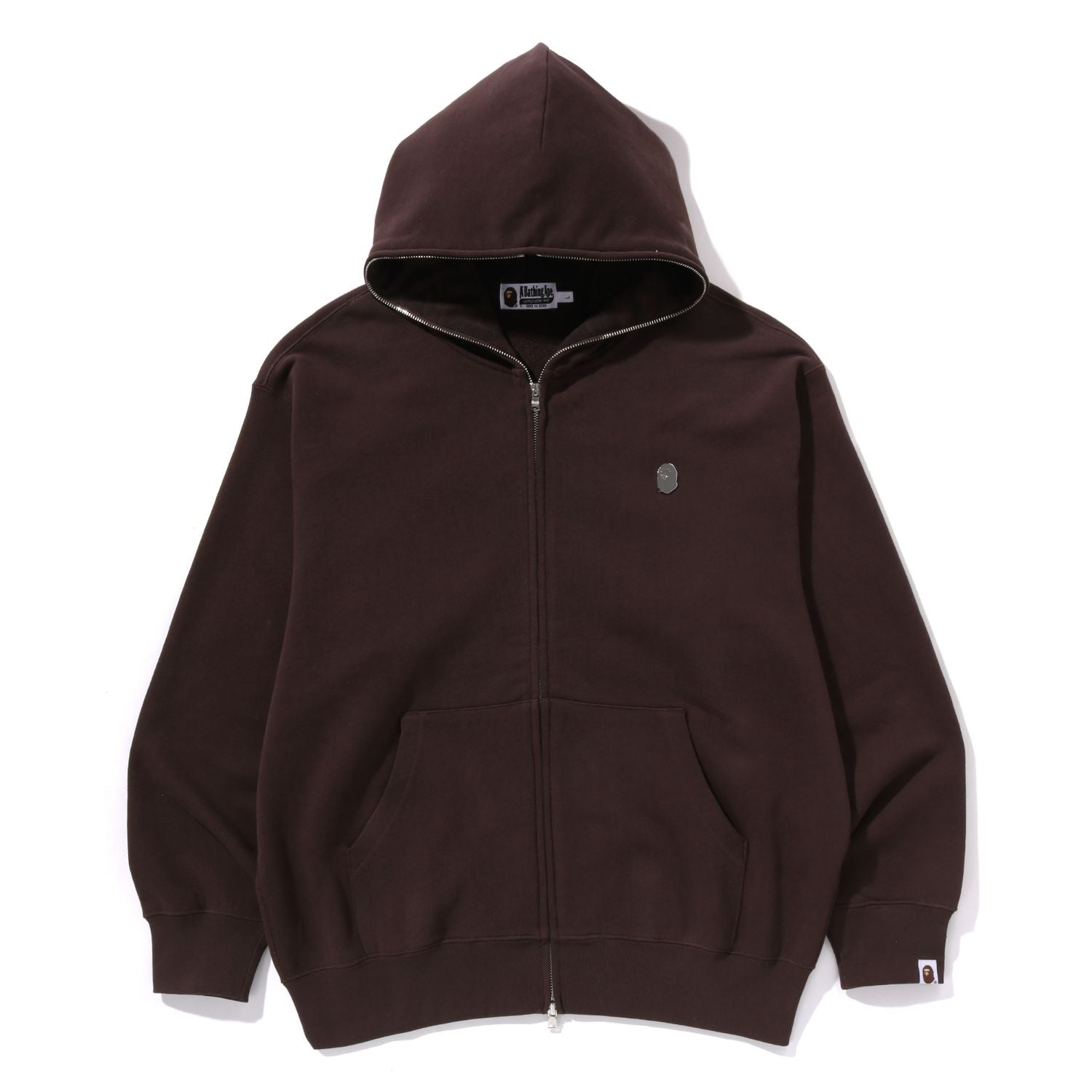 BAPE ONE POINT RELAXED FIT ZIP HOODIE MENS