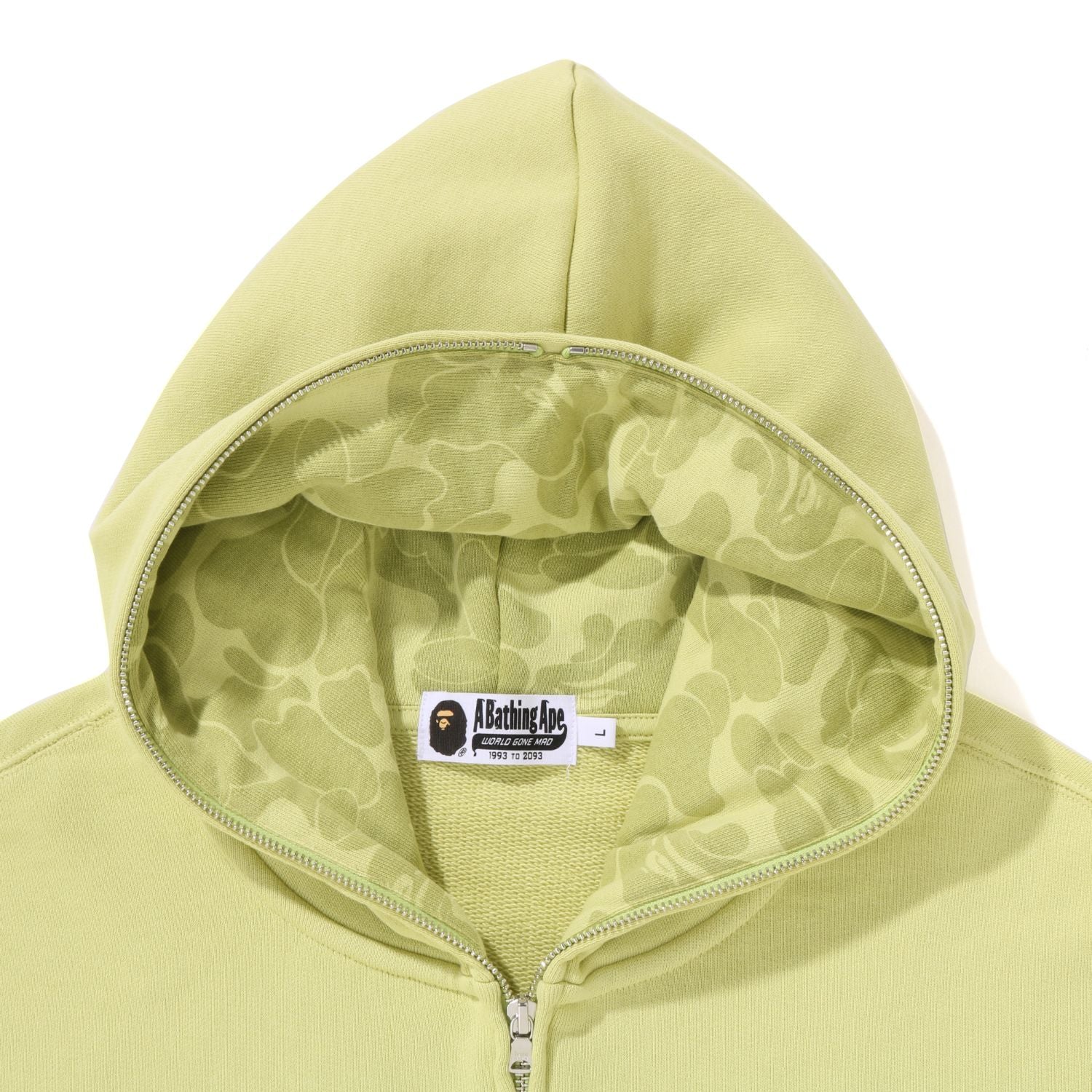 BAPE ONE POINT RELAXED FIT ZIP HOODIE MENS