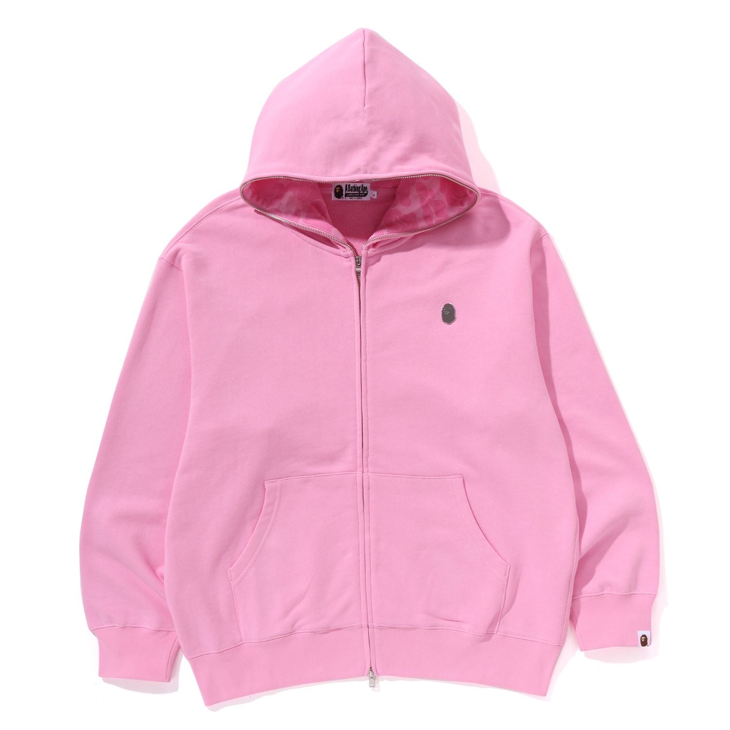 BAPE ONE POINT RELAXED FIT ZIP HOODIE MENS
