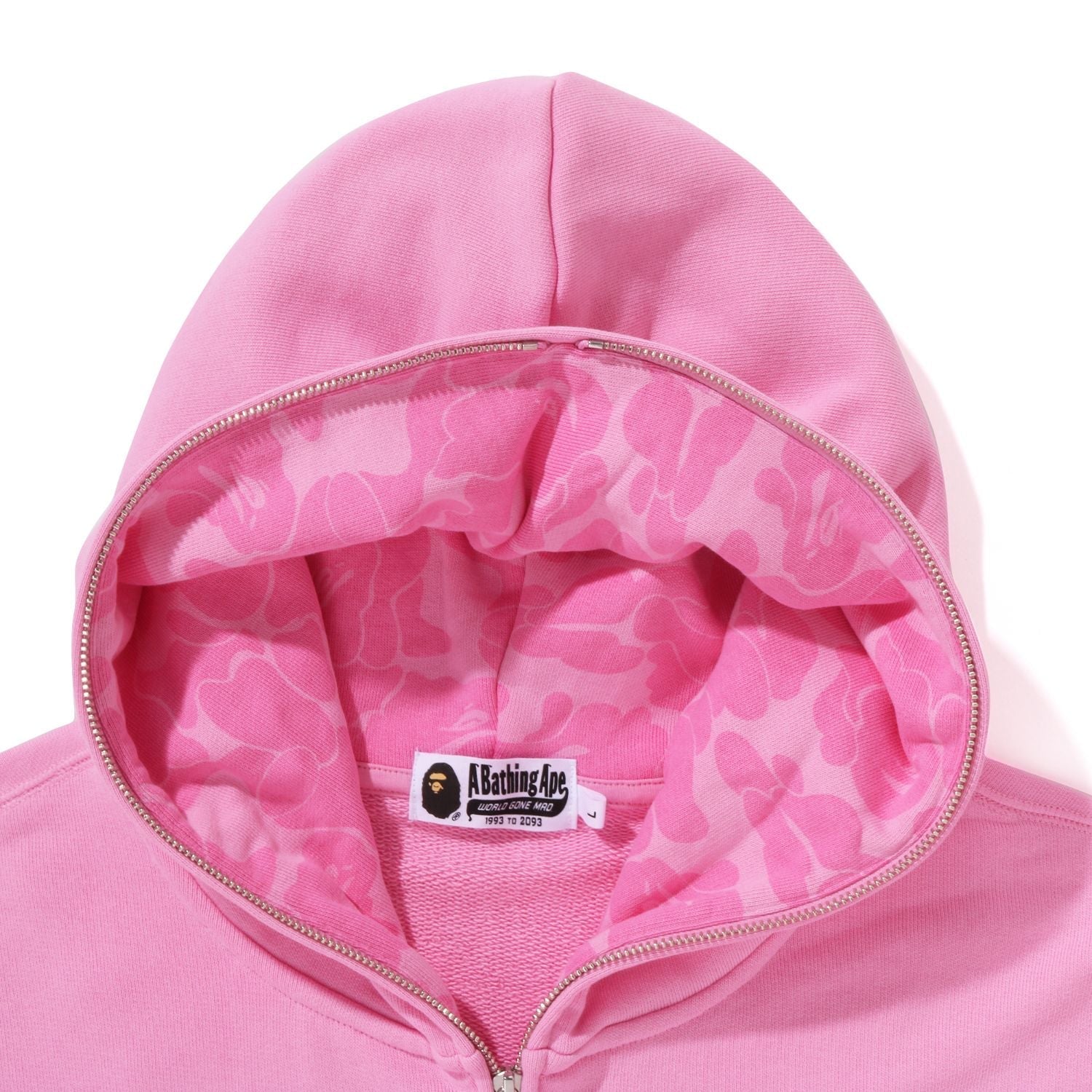 BAPE ONE POINT RELAXED FIT ZIP HOODIE MENS