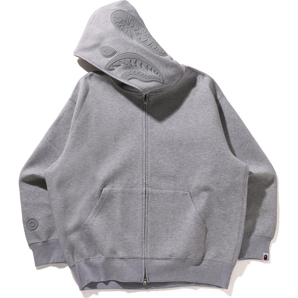 BAPE LINE CAMO INTERLOCK RELAXED FIT SHARK FULL ZIP HOODIE MENS