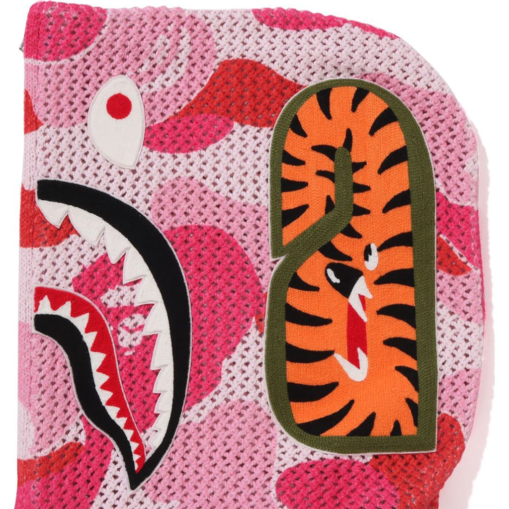 BAPE ABC CAMO CROCHET RELAXED FIT SHARK FULL ZIP HOODIE MENS