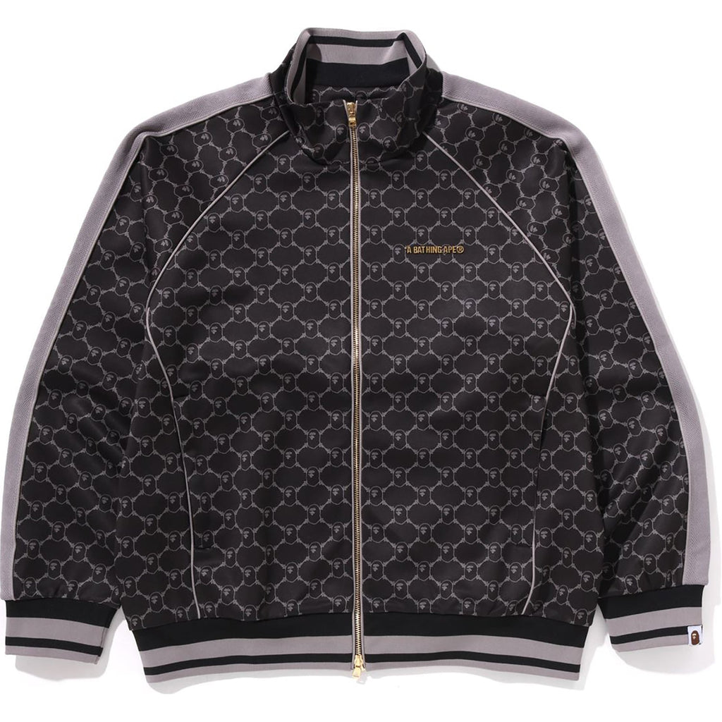 BAPE COLLEGE MONOGRAM LOGO RELAXED FIT TRACK JACKET MENS